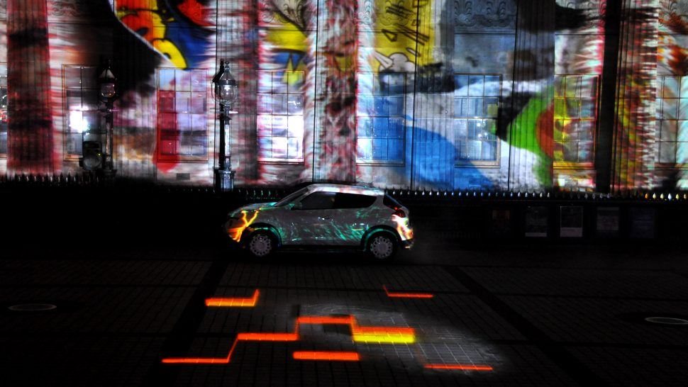 Projection Mapping Show Launch