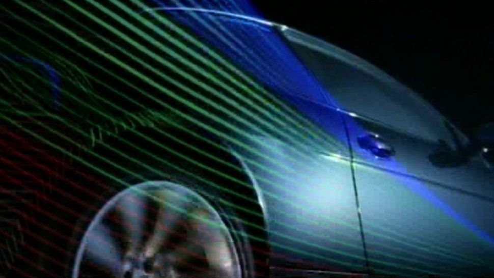 bmw car laser effects