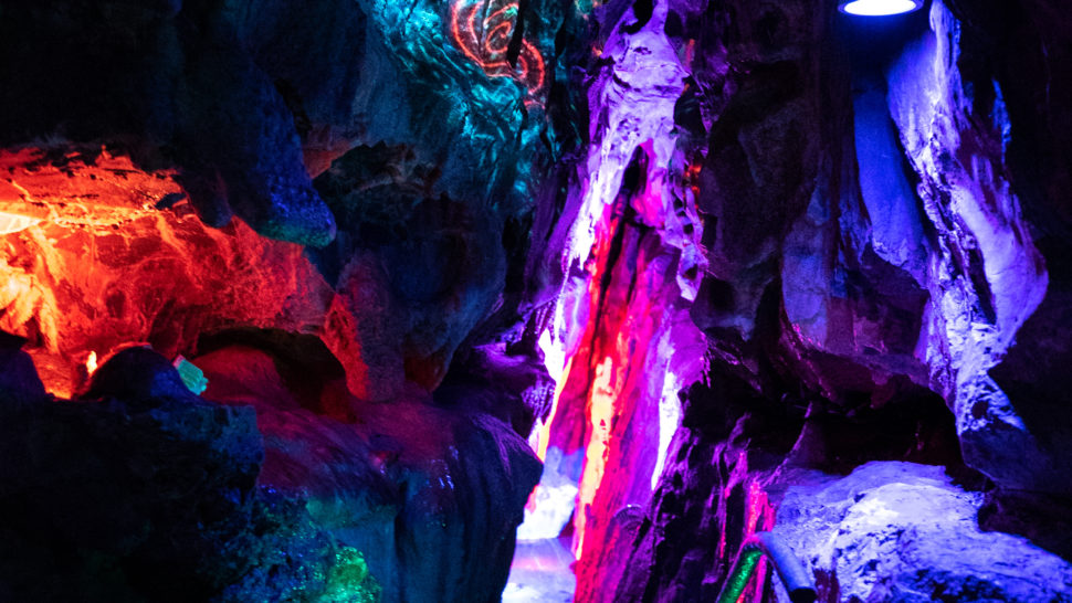 cave illuminations projection and lighting