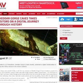 AV magazine Article on Dreamhunters Cheddar Gorge