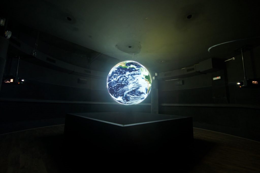globe hologram