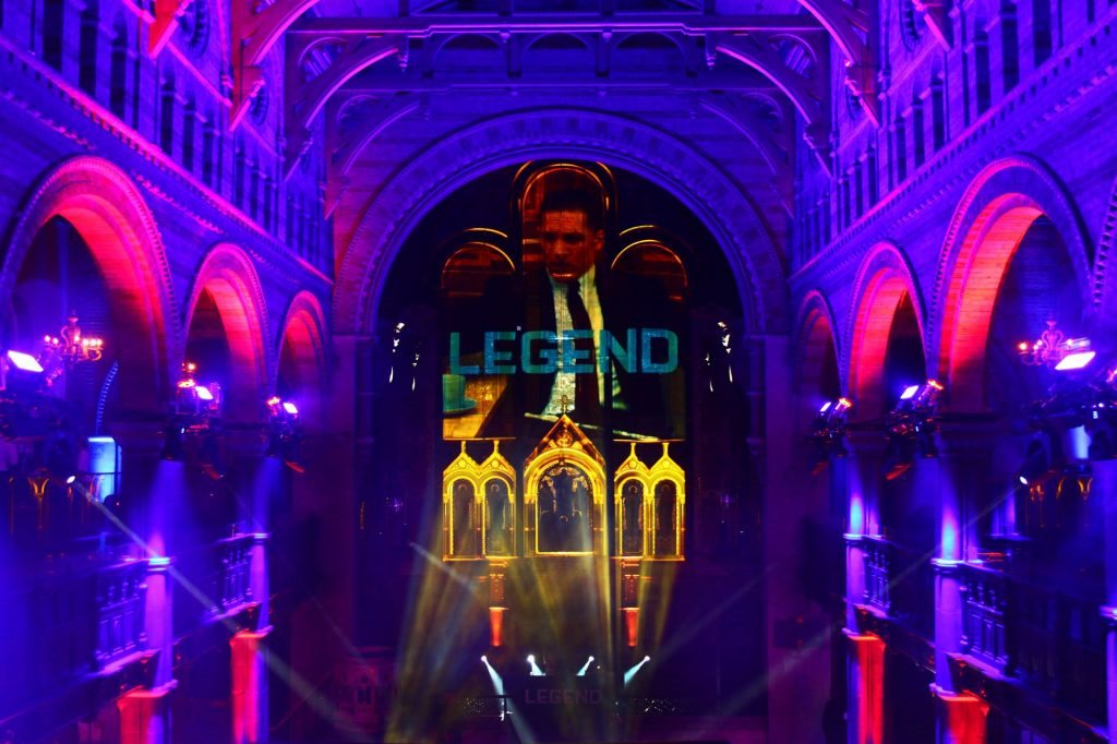 Custom Projection Mapping Legend Film Premiere