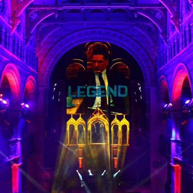 Custom Projection Mapping Legend Film Premiere