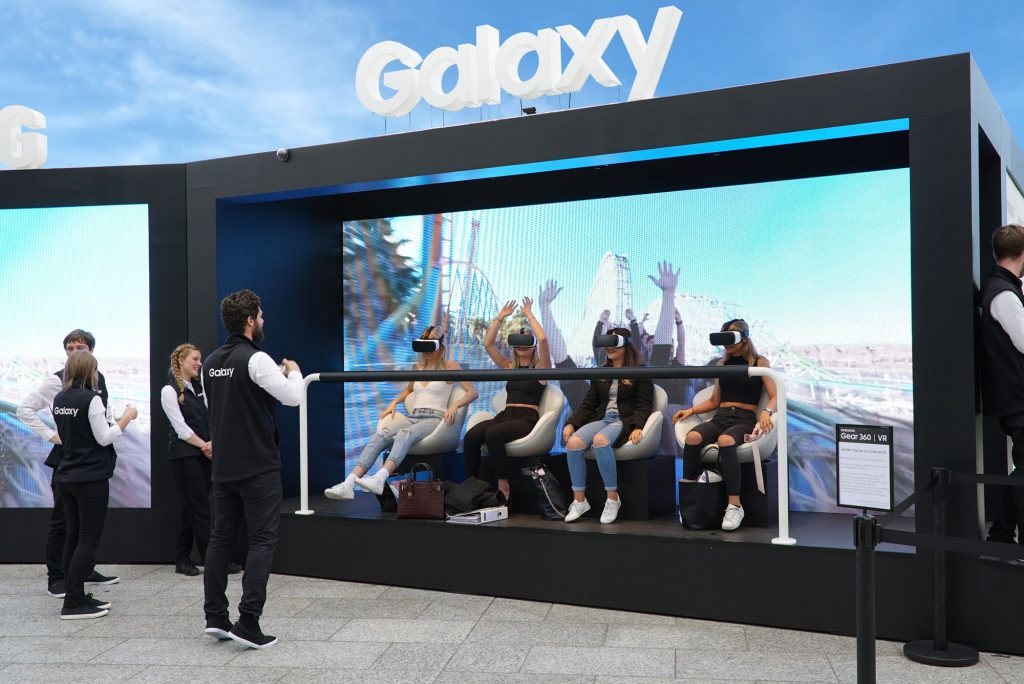 samsung vr set design interactive vr experience lci