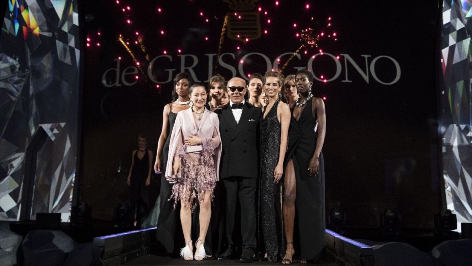 3d hologram projection de grisogono fashion show cannes LCI Productions