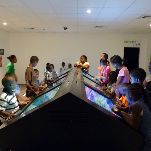 LCI's interactive technologies featuring educational games for visitor centres and museums