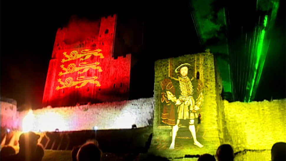 Rochester Castle Son Et Lumiere