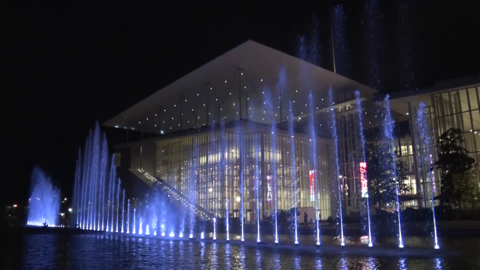 LCI - Musical Fountains installation - SNFCC Athens