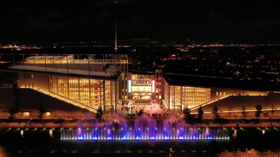 LCI - Musical Fountains installation - SNFCC Athens