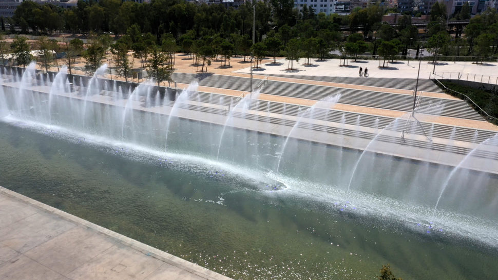 LCI - Musical Fountains installation - SNFCC Athens