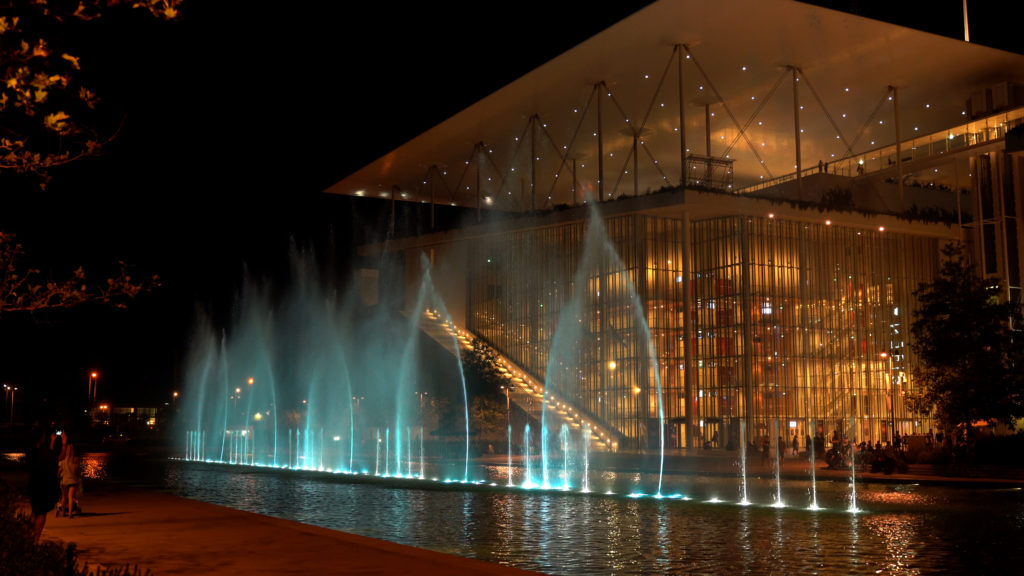 LCI - Musical Fountains installation - SNFCC Athens