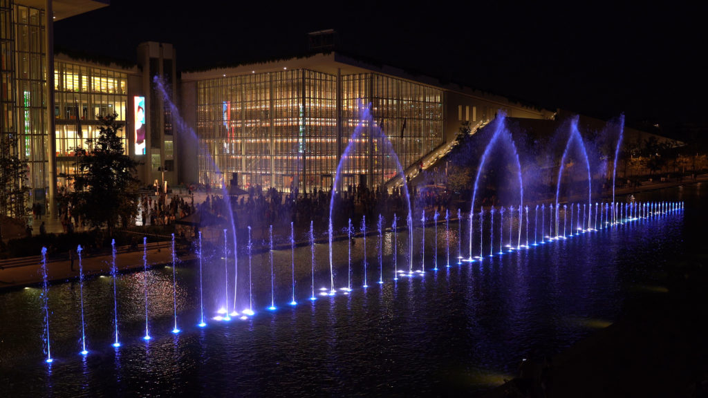 LCI - Musical Fountains installation - SNFCC Athens