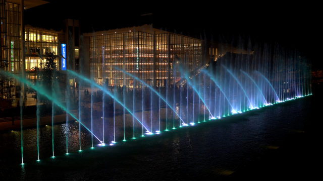 LCI - Musical Fountains installation - SNFCC Athens