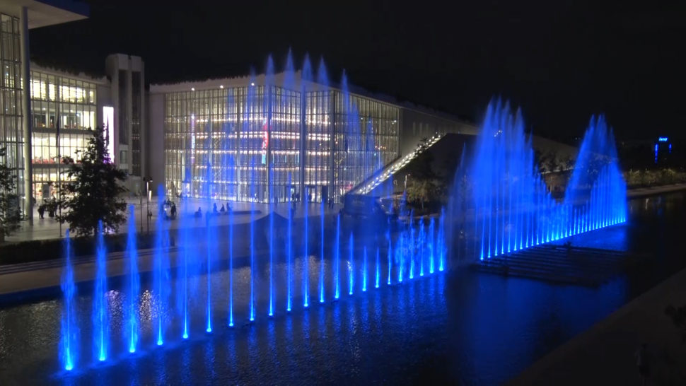 LCI - Musical Fountains installation - SNFCC Athens