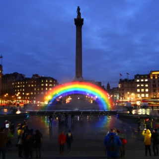 water screen rainbow london