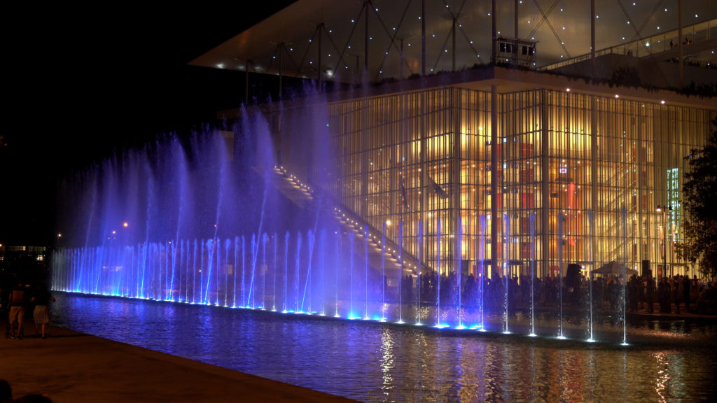 LCI - Musical Fountains installation - SNFCC Athens