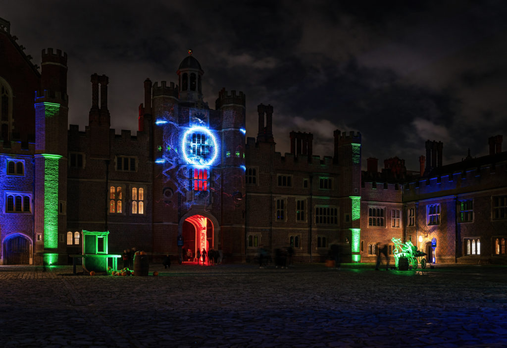 Hampton court projection