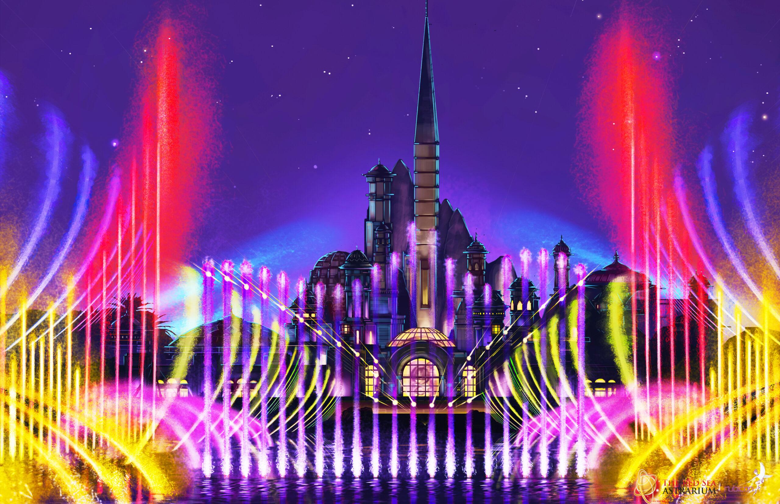 Illustrated shot of Red Sea Astrarium